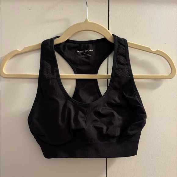 Tory Sport by Tory Burch - Black Seamless Sports Bra - size S - Picture 1 of 3